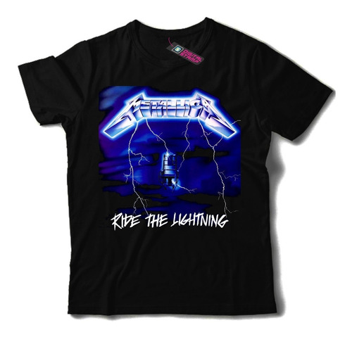 Remera Metallica Ride The Lightning T800 Dtg Premium