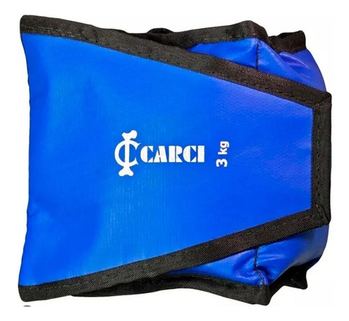 Caneleira Tornozeleira 3 Kg (unidade) - Carci Reabilitação