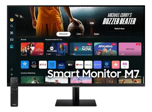 Monitor Samsung Smart M7 32 4k Sistema Tizen Hdmi Usb-c
