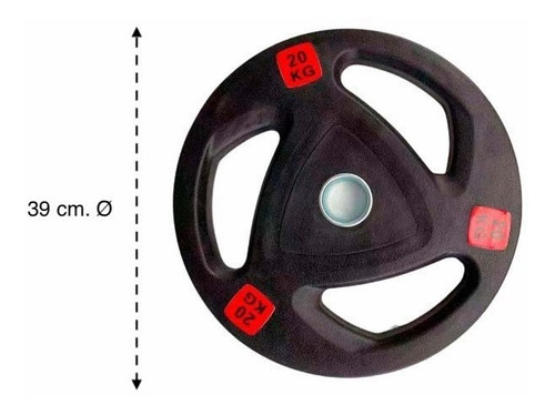 Par De Discos Olímpicos Lisos 20kg