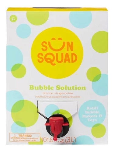 Solución De Burbujas Compatible Para Todo Juguete Sun Squad