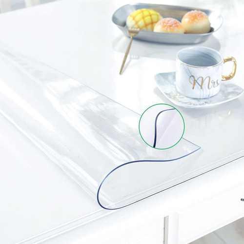 Wingcanto Protector De Mesa De Comedor Transparente 40x78...