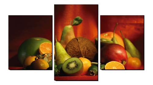 Triptico Decorativo Bodegón  Frutas