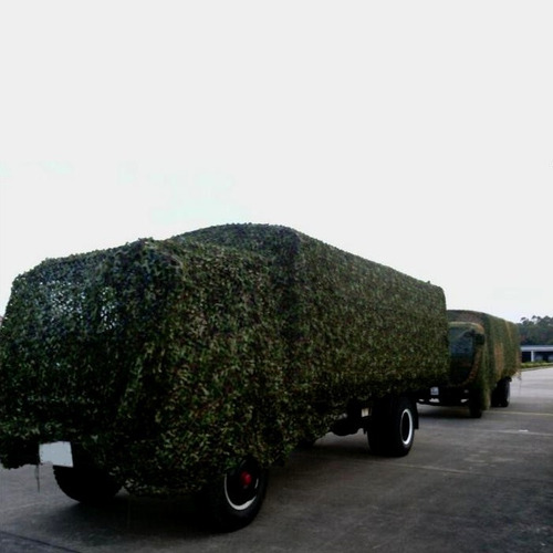 Camaleon Tela De Camuflaje Militar De 4x5m 210d/ Mod Bosque