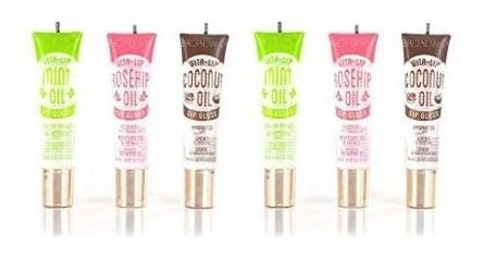 6-packs Beso Broadway Claro Lip Gloss (menta, Coco, Aceite D