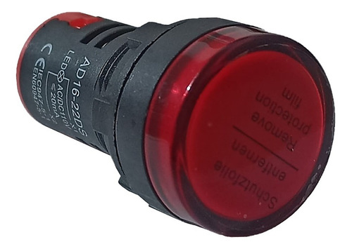 Luz Indicadora Led Rojo 120vac 22mm Am-e