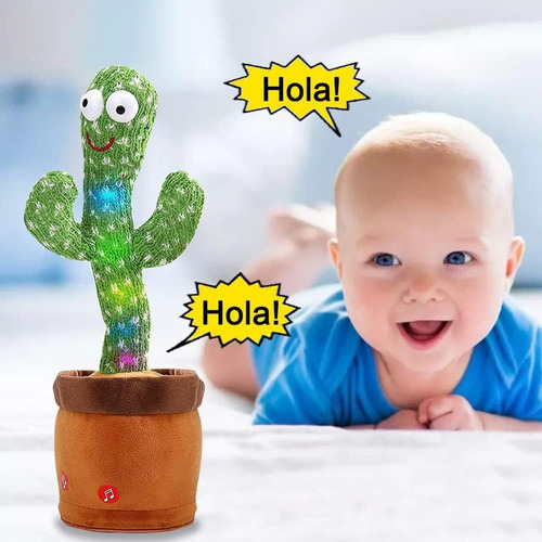 Cactus Bailarín, Cactus Parlante Que Repite Lo Que Dices