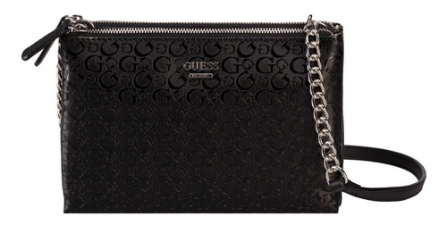 Imagen 4 de 7 de Bolsa Guess Campos Mini Dbl Zip Crossbody Para Mujer