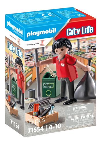 Playmobil 71554 Funcionária Supermercado Edição Esp Kaufland
