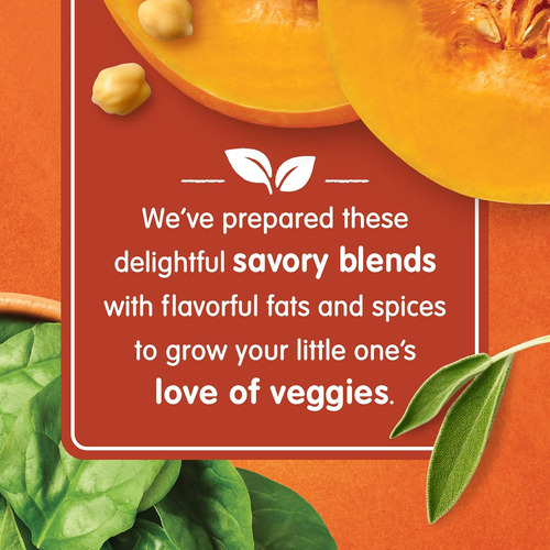 Happy Baby Organics Savory Blends Etapa 2 Comida Para Bebés,