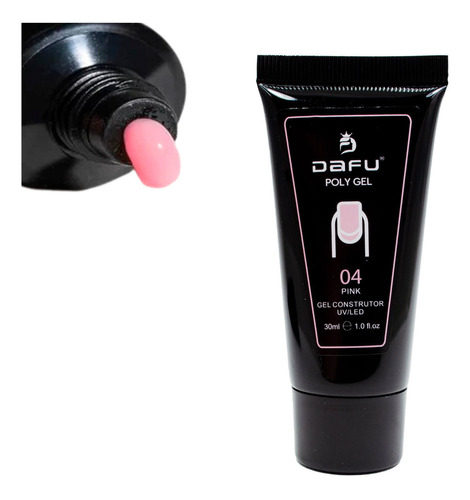 Polygel Dafu Gel Extensção Construtor De Unhas Uv/led 30ml Cor Transparente