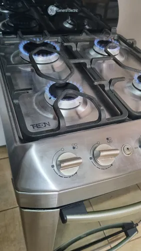 Cocina General Electric Como Nueva Acero Teon Luz Enc Gas (Usado)