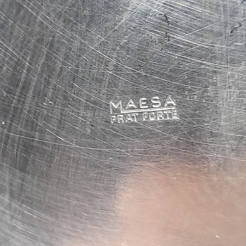 Imagem 6 de 7 de Baldinho De Gelo Antigo Folheado A Prata Com Pegador