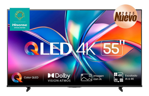 Pantalla 55 Vidaa, Hisense, 55qd6qv, Smart Tv Qled