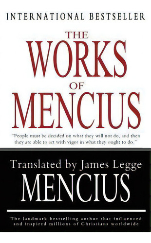 The Works Of Mencius, De James Legge. Editorial Createspace Independent Publishing Platform, Tapa Blanda En Inglés