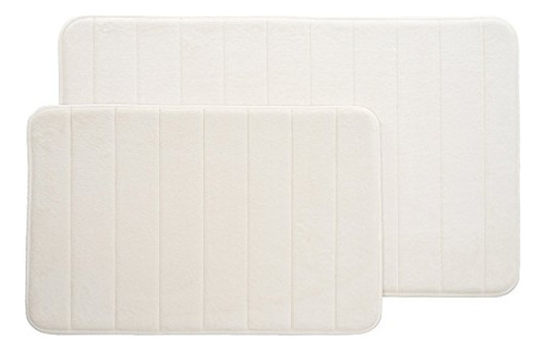Juego De Alfombras De Baño De 2 Piezas, De Espuma Viscoelást