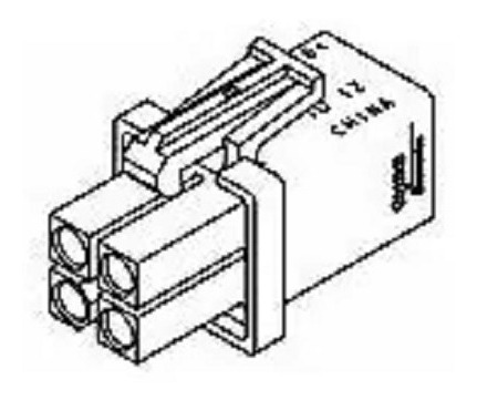 Conector Receptaculo 4 Pos Plug House Mate-n-lok