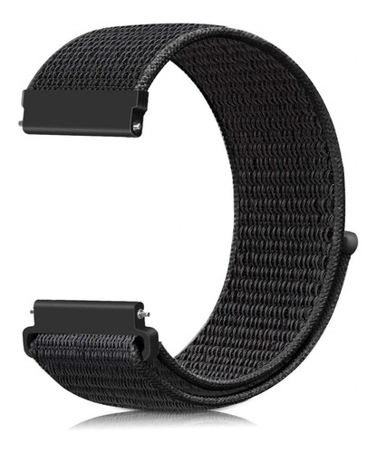 Pulseira  Nylon Velcro Compatível Galaxy Watch 4 Pinos 20mm