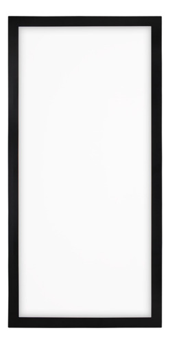 Kit 2 Painel Plafon Embutir Led 40w 32x62 Preto Luz Frio