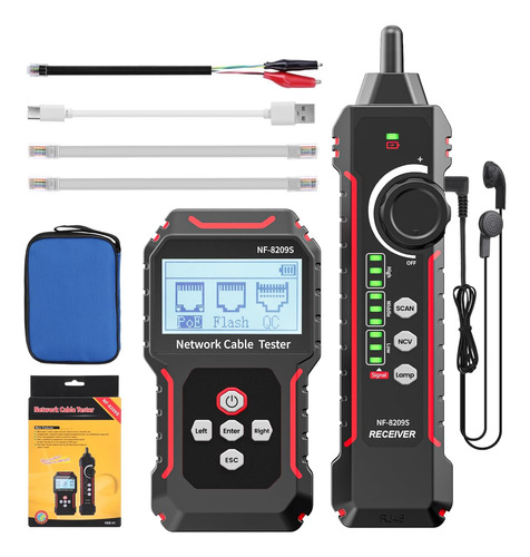 Probador Y Rastreador De Cables De Red Rj45, Vxscan Nf-8209s