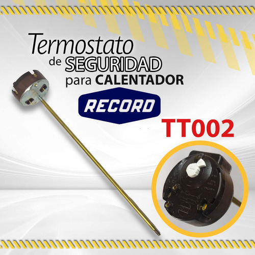 Termostato De Seguridad Para Calentador Record Tt002 / 07568
