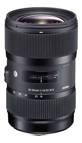 Imagem 1 de 4 de Lente Sigma Dc 18-35mm F/1.8 Hsm Art Para Canon