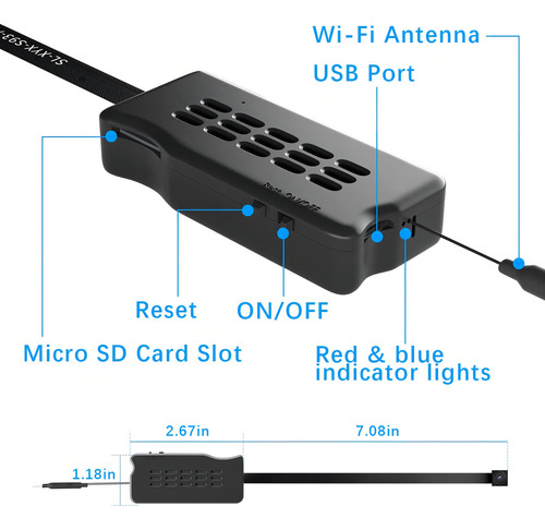 Mini cámara inalámbrica DIY Módulo 1080P WiFi Cámara IP