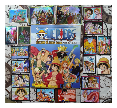 Álbum One Piece 3 Panini + Todas Las Láminas A Pegar.
