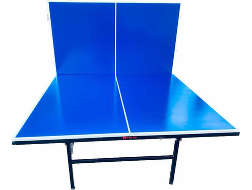 Mesa De Ping Pong Profesional Harmony Azul Plegable Con Red