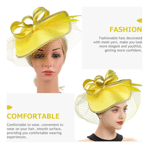 Sombrero, Diadema, Gorro Para Fiesta De Té, Para Cóctel