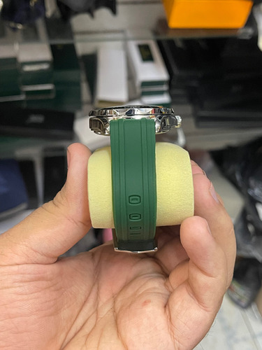 Reloj Omeg.a Seamaste.r 40mm Automático Correa De Caucho Verde Verde Verde (Usado)