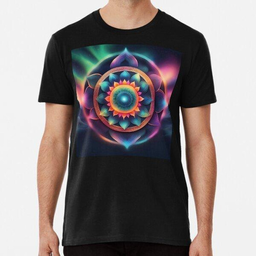 Remera Arte De Pared Mandala De Danza Celestial Algodon Prem