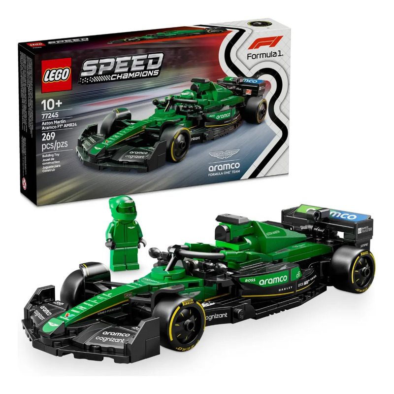 LEGO Speed Champions Carro de Corrida Aston Martin Aramco F1 AMR24 77245