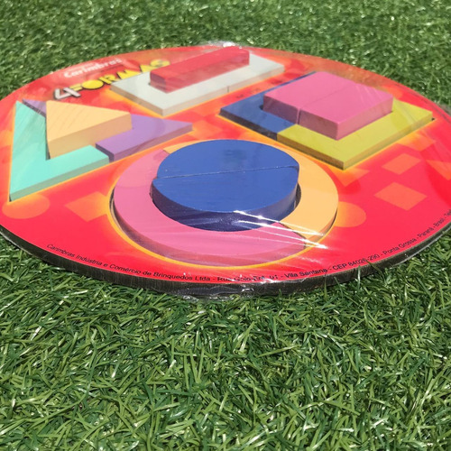 Imagem 6 de 6 de Jogo 4 Formas Geométricas Brinquedo Educativo À Vista