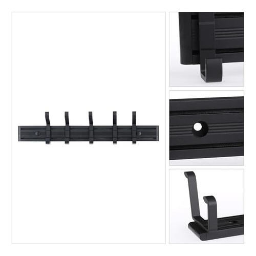 Perchero De Pared Con 5 Ganchos Para Abrigos Y Sombreros