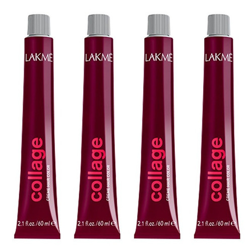 Combo 4 Tinturas Collage Creme Hair Color Lakmé