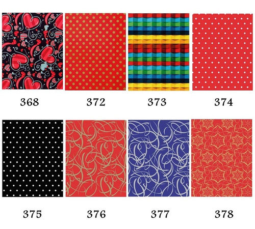 Imagem 6 de 7 de 80 Folhas Papel Couche Presente Estampa Natalina E Diversas