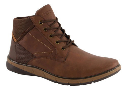 Botin Moda Vez75888 Polipiel Cuello Suave Talon Comodo