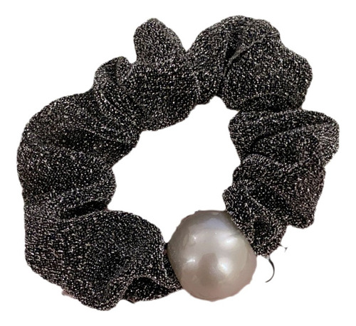Cuerda De Pelo De Seda Brillante Con Perlas Brillantes Para