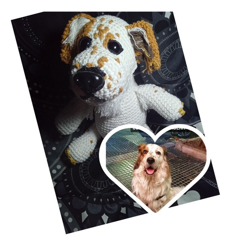 Muñeco Mascota Personalizado. Amigurumi Tejido Crochet Perro