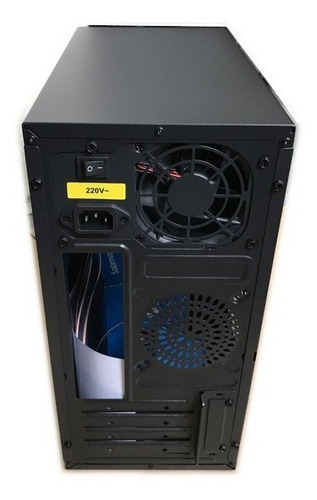 Gabinete Solarmax Cm-5908 Fuente 500w Color Negro