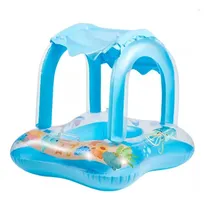 Comprar Aro Inflable Flotador Con Techo Infantil Niños Piscina