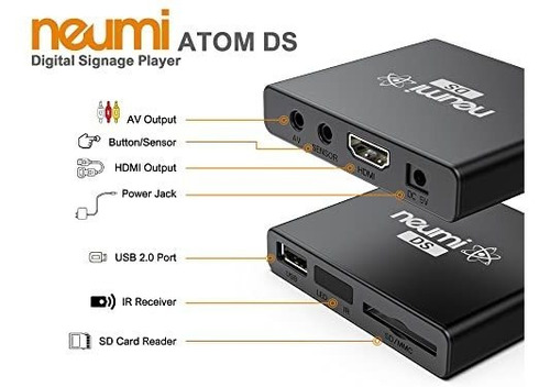 Neumi Atom Ds Reproductor Multimedia Digital