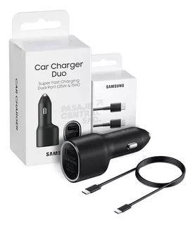 Samsung Cargador Auto Duo 25w 15w @ S22 Plus Ultra
