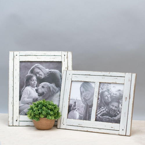 Marco De Fotos Foreside Home & Garden Heartland 4x6 Blanco