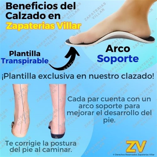 Zapato Niño Bebé Andanenes 100% Piel Arco Soporte 6472-m
