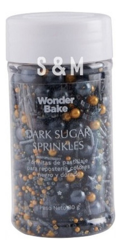 Sprinkles Comestibles Para Deco En Pastelería Mix Dark