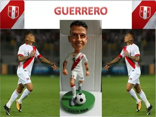 Figura Muñeco Mundial Futbol Rusia Peru Guerrero