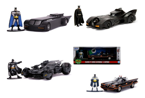 Colección Batimovil X4 Escala 1 /32 Marca Jada Carros Batman