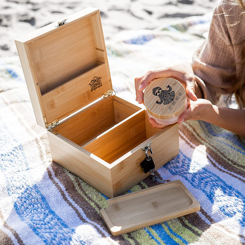Set De Caja De Almacenamiento De Bambú Meditación De ...